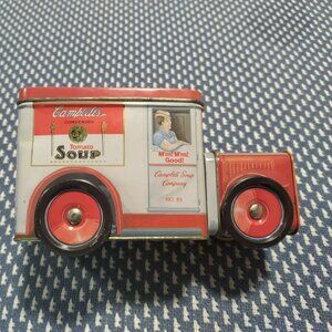 Campbells Soup Collectable Tin Box Truck